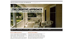 Desktop Screenshot of creativeapproachbuilders.com